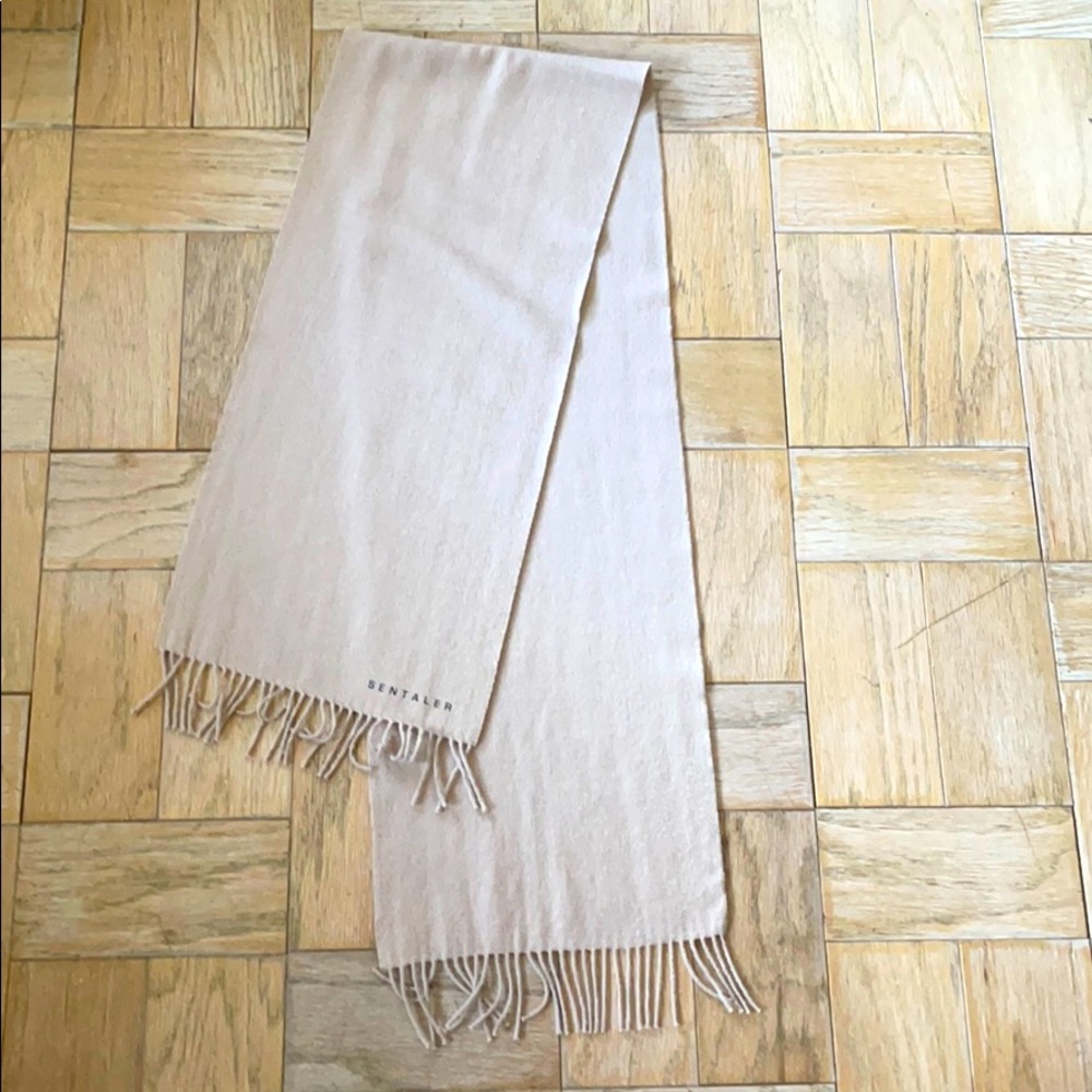 Brand new Sentaler Baby Alpaca Scarf Beige